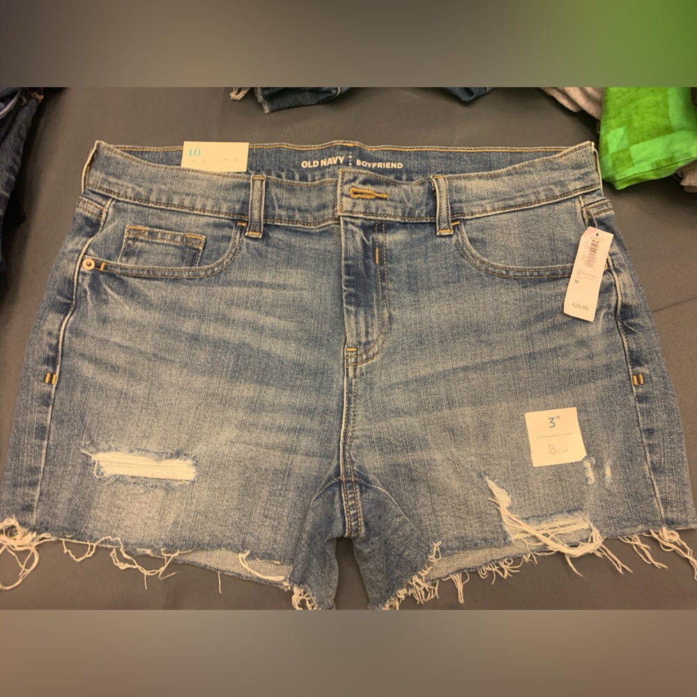 Old Navy boyfriend denim shorts